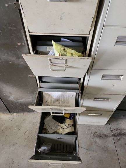 5 Drawer Filing Cabinet 15"x28"x57"