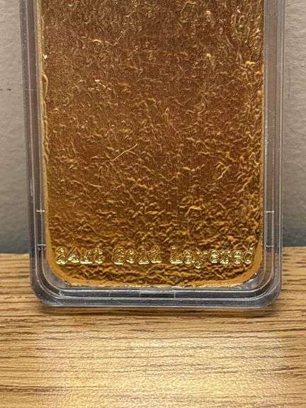 24k Gold Layered Bar - unsure of authenticity or amount of gold