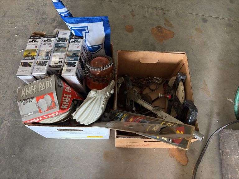 2 Box Lots of Assorted Tools and Supplies image