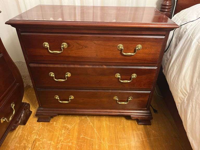 3 Drawer Nightstand 34”x30”x17”