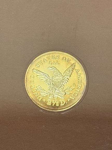 Replica 1848 United States 2.5 Dollar Coins