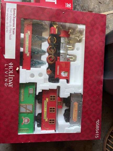 Christmas Decor and Train Set