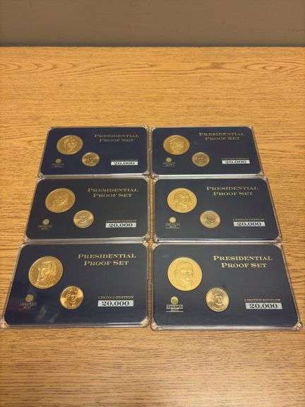 6 Presidential Proof Sets image