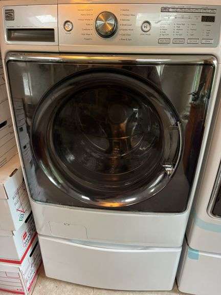 Kenmore Elite Washing Machine on Stand