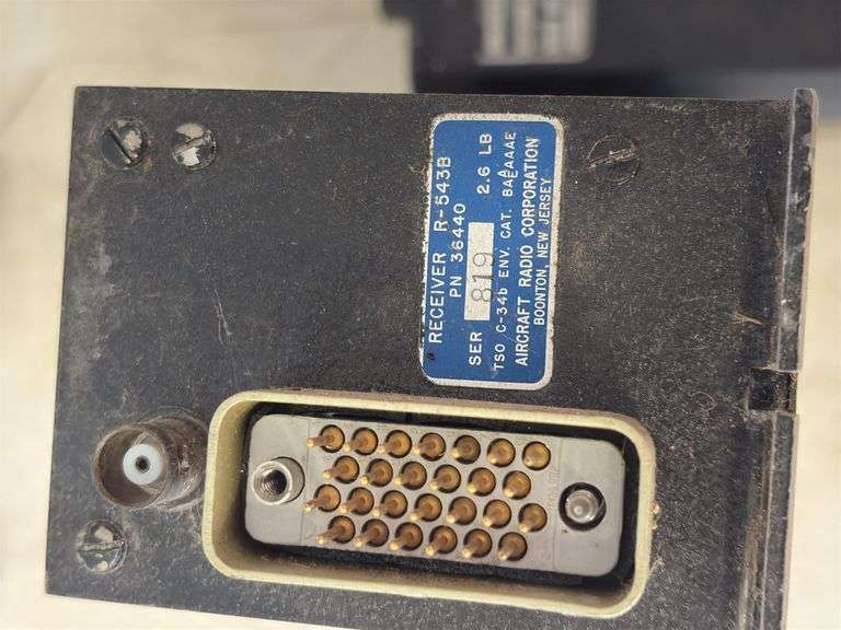 Narco V0A-4 Convertor, Berkshire Directional Gyro, Aircraft Radio Receiver
