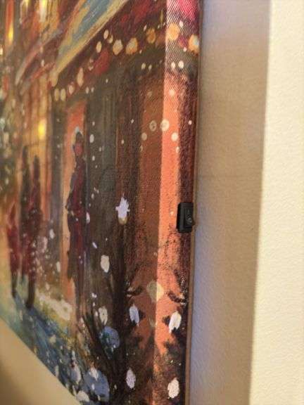 Lighted Christmas Canvas - 26”W x 20”H