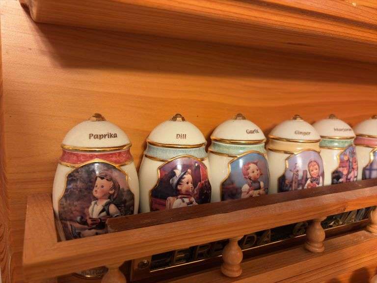 Spice Rack - buyer must remove from wall (screwed in)