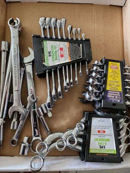 2 Flats Assorted Wrenches, Drill Bits, O-Ring