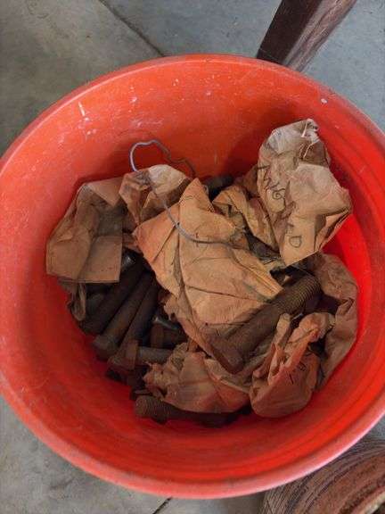 3 Buckets of Assorted Hardware