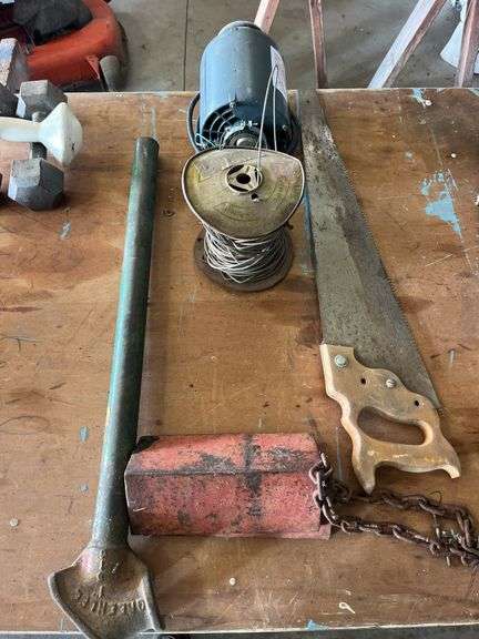 Pipe Bender Cable Wheel Chalk and Electric Motor