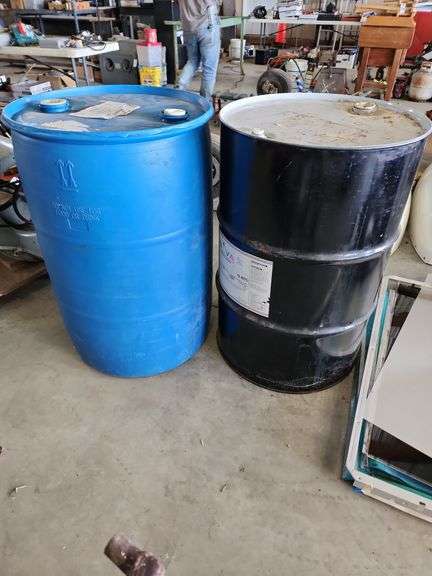 (2) 55 Gallon Barrels - empty image