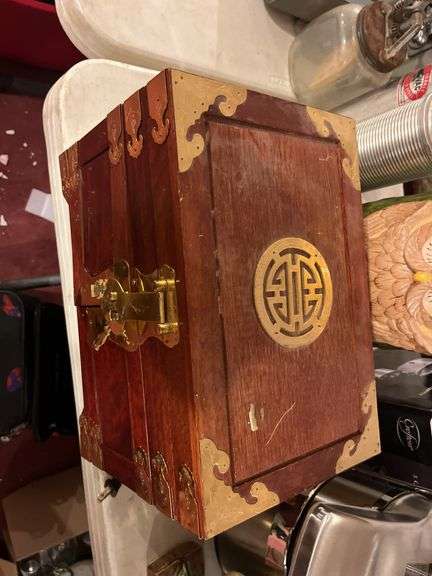 Costume Jewelry and Box