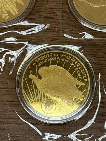(5) Cook Island Tribute Coins