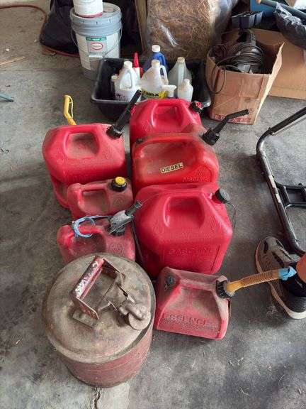 Assorted Fuel Cans image