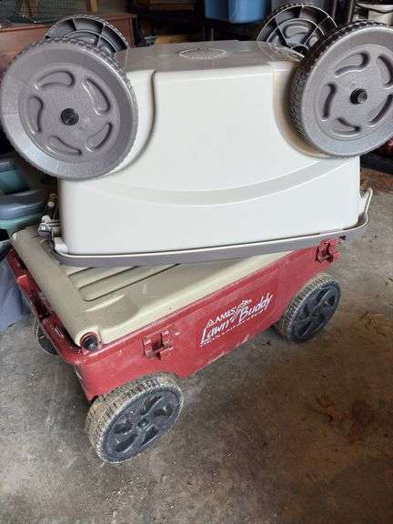 Pair of Lawn Buddy Carts and Assorted Hardware