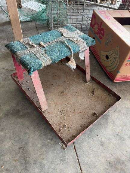 Rolling Shop Stool image