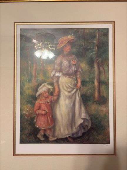 Frames Print of Women and Child - 34”H x 28”W