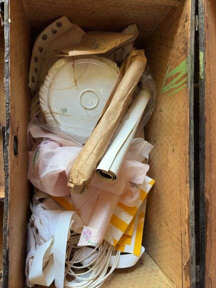 Antique Trunk with contents