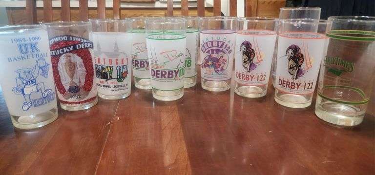 Kentucky Derby Festival Glasses and Misc Glasses
