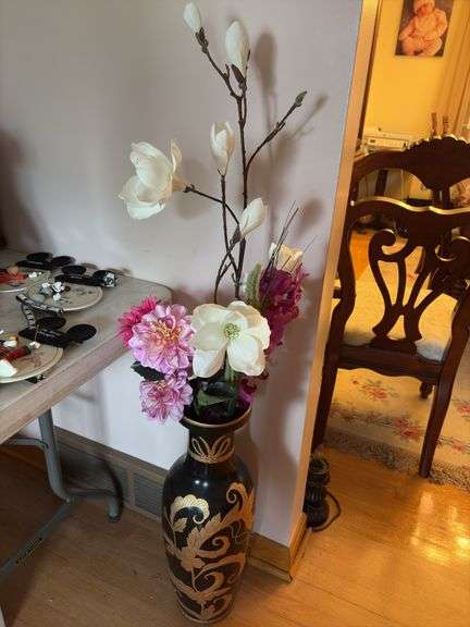Flower Vase with Artificial Flowers