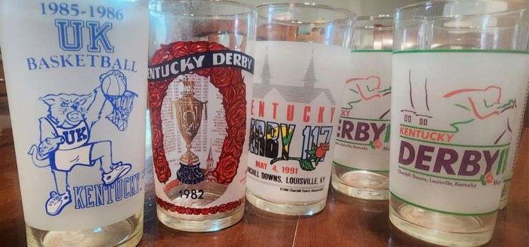 Kentucky Derby Festival Glasses and Misc Glasses