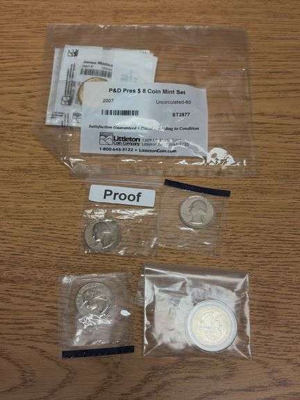 (4) Washing Quarters & (8) Presidential $1 Coins image