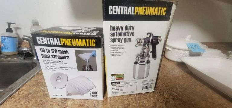 Central Pneumatic Paint Guns and Filters image