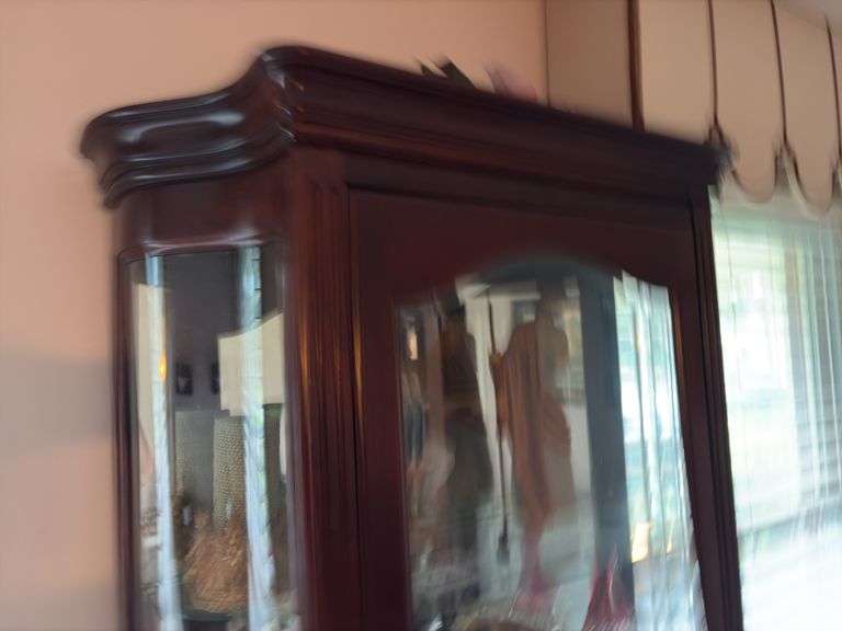 Jasper Cabinet Co Lighted China Cabinet - contents NOT included - 77”H x 36”W x 13”D
