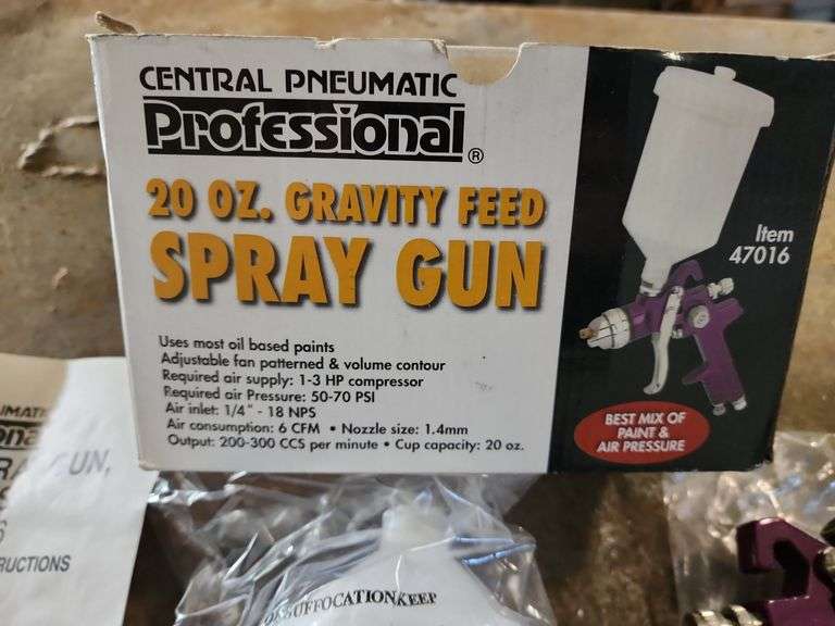 Central Pneumatic Spray Gun