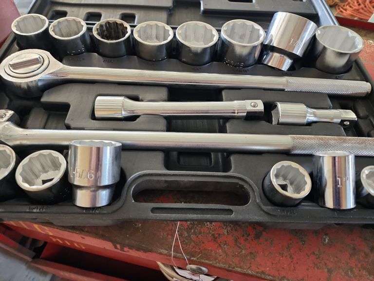 Pittsburgh 20 Piece Jumbo Socket Set 3/4" Drive