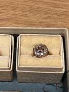 Pair of 10K Gold Filled Rings, 10K Gold Emblem, 2 10K Gold Filled Cross Pen & Pencil