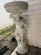 Concrete Bird Bath 44”
