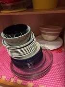 Contents of Cabinet - assorted dishes