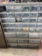 2 Parts Bins with Assorted Hardware