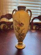 Pair of Bunn Germany Vases - tops are damaged - 14”
