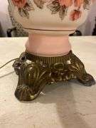 Pair of Gone with the Wind Style Lamps 25 with modern lamp