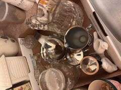 2 Box Lots of Assorted Glassware