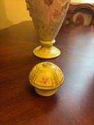 Pair of Bunn Germany Vases - tops are damaged - 14”