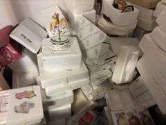 HUGE collection of Bradford Edition Collectable  Porcelain Plates, Figurines, Decor, misc - some are unopened  - BRING BOXES TO PACK