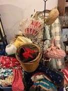 Shelves Softgoods Baskets misc contents of wall