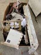 Box Lot Assorted Airplane Parts