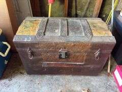 Antique Trunk with contents