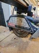 Craftsman Radial Saw with 10 in Arm and Rolling Cabinet
