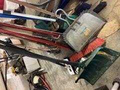 Group of Long Handle Tools with Stand