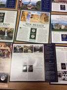 Huge Collection of Coin Panels - State Quarter, Pennies, $1 Coins, Misc - approximately 132 panels