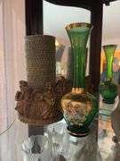 Contents of 1 Shelf - Assorted Glassware and Decor