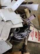 Miscellaneous Aircraft Parts - Wheel, Sheet Metal and Assorted Hardware