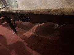 Marble Top Coffee Table 48”x18”x25”
