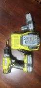Ryobi 18v Drill w/ 3 Batteries & Charger