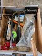 3 Flats - Battery Drills, Drill Bits, Assorted Grinding Discs, Saw Blade and Hand Tools